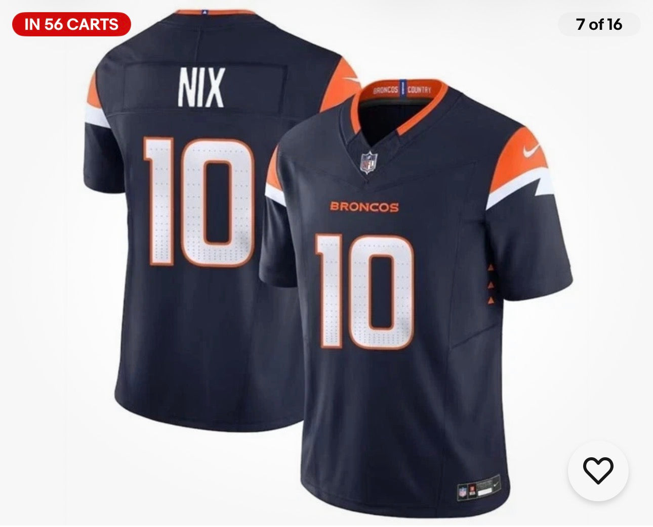 Bo Nix Home Jersey